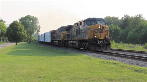 CSX Q368 Manifest Mixed Freight Train From Berea Ohio July 5 2021