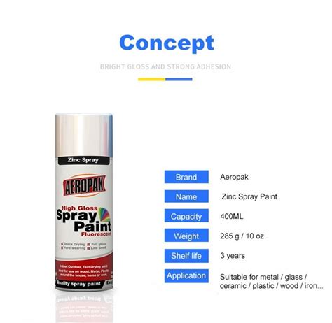 China Aeropak Super Zinc Spray Paint Manufacturers Suppliers Factory