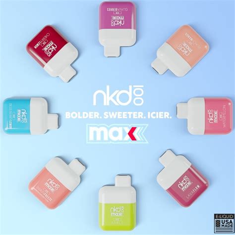 Naked Max Lava flow Pod Descartavél Puffs