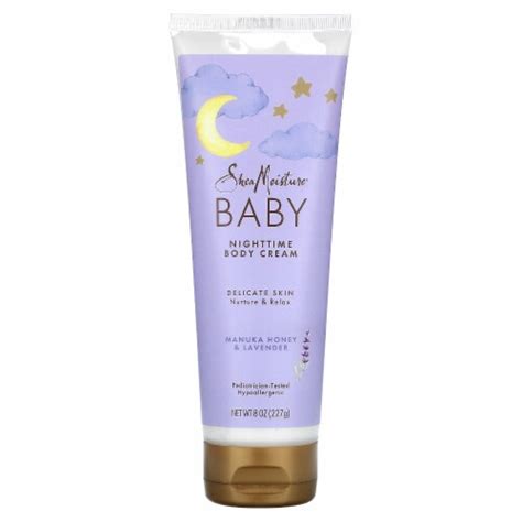 Sheamoisture Baby Nighttime Body Cream Manuka Honey Lavender Oz