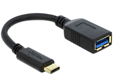 Delock 65634 USB 3 1 Type C apa Type A anya átalakító adapter