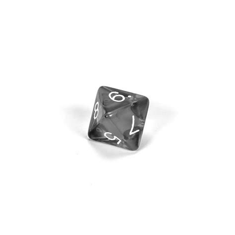 Gem D8 Poly Dice Smoke Em4miniatures