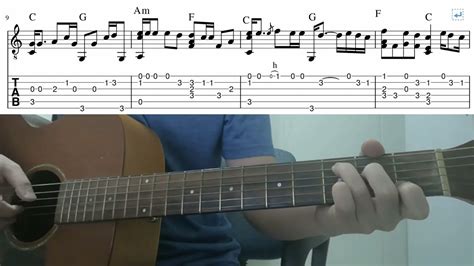 Let It Be The Beatles Easy Fingerstyle Guitar Playthrough Tutorial