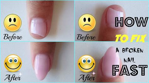 How To Repair A Broken Gel Nail Fast Youtube