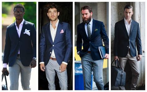 How To Wear Mens Separates Combinations Blue Suit Jacket Blue Suit