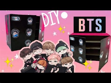 Manualidades K POP BTS Haz un Mini Organizador de CARTÓN