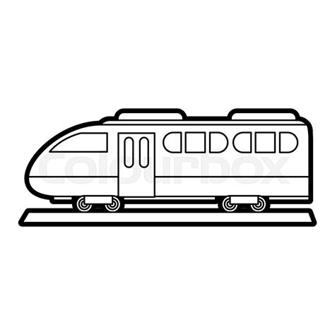 Train Vector Illustration Stock Vector Colourbox