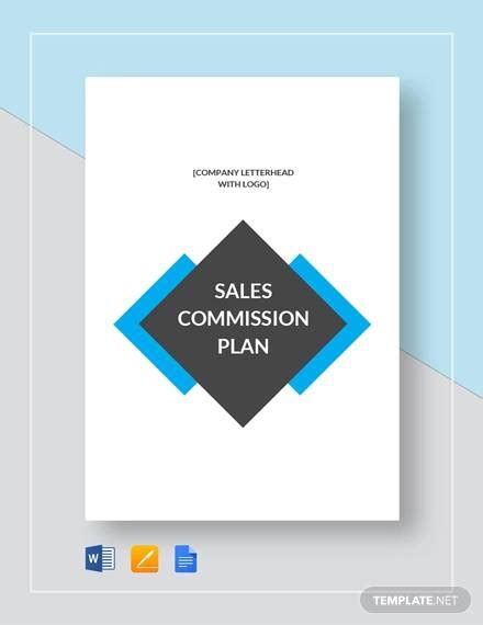 FREE 8+ Sample Commission Plan Templates in PDF | MS Word | Google Docs ...