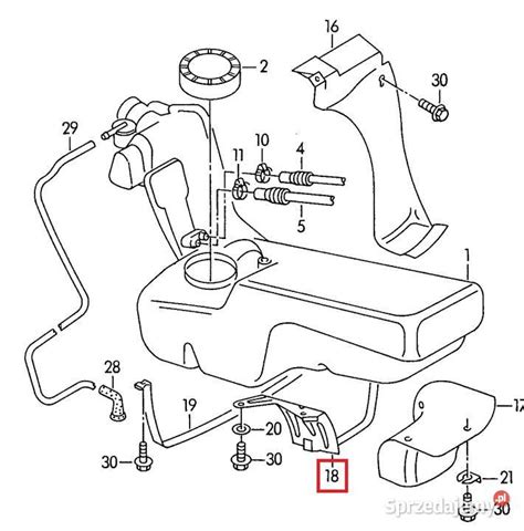 Audi B Mocowanie Baku Os Ona Zbiornika Paliwa A G D Bica