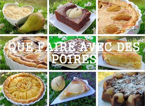 Que Faire Avec Des Poires Blog Cuisine Thermomix Avec Recettes Pour