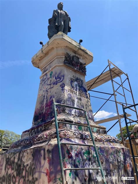 Avanza restauración del obelisco a Carrillo Puerto y el monumento a