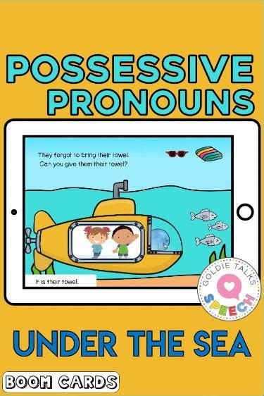 Teaching Possessive Pronouns In Speech Therapy Possessive Pronoun