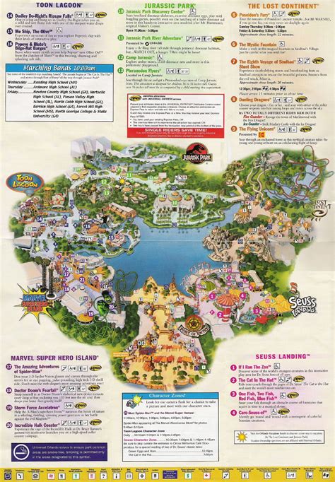 Printable Map Of Universal Studios Orlando Printable Maps