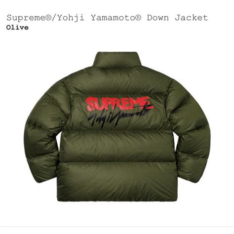 けしてお Supreme Supreme Yohji Yamamoto Down Jacket Oliveの通販 by ハローズ