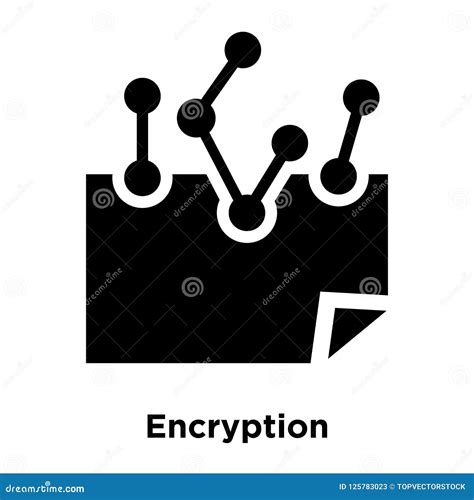 Encryption Icon Vector Isolated On White Background Logo Concept Of