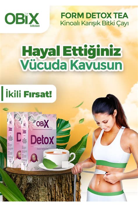 ObiX Detox Form Çayı Zayıflama Yardımcı Bitkisel Karışımlı Çay 2li Set