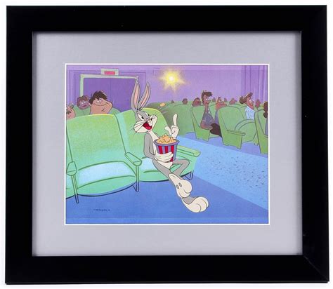 Bugs Bunny 13x15 Custom Framed Animation Serigraph Cel Pristine Auction