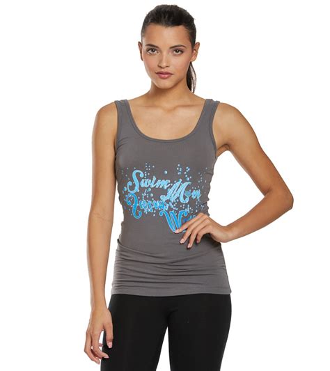 Usa Swimming Womens Swim Mom Bubbles Tank Top At