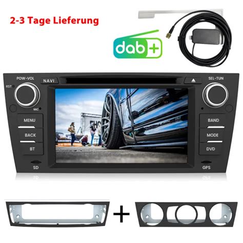 Stereo Autoradio Dvd Gps Navi Bt Cd Usb Dsp Dab F R Bmw Er E E