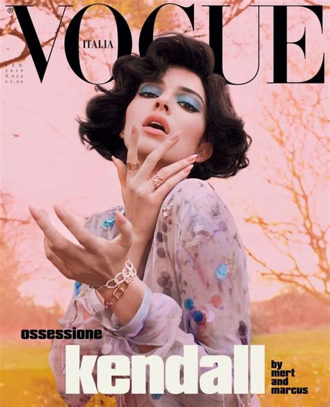 Kendall Jenner Vogue Italia February 2019 Thefashionspot