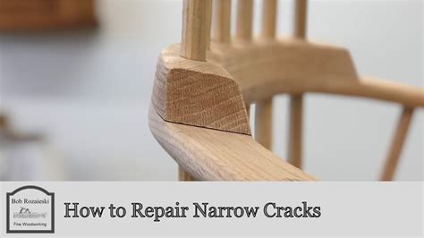 How To Repair Small Cracks In Furniture Youtube