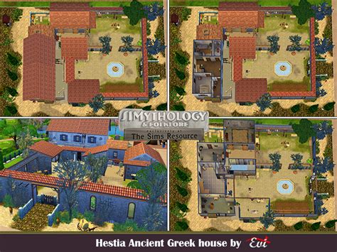 The Sims Resource - Simythology Ancient Greek House