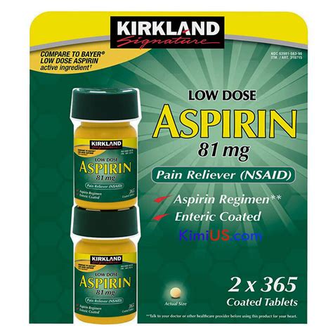 Thuốc Aspirin 81mg Usa Công Dụng Liều Dùng Và Lưu Ý Quan Trọng