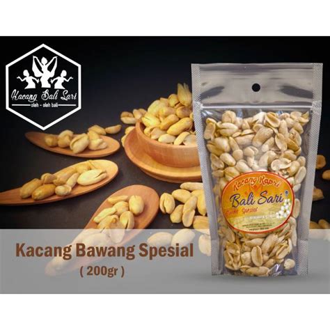 Jual Kacang Bali Bawang Spesial 200 Grm Shopee Indonesia