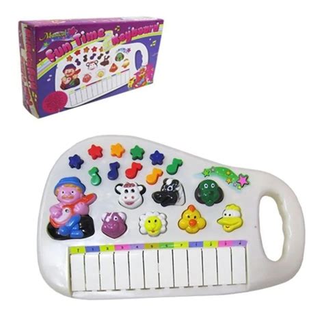 Leve 2 Lindos Pianos Musical Teclado Infantil Brinquedo Bebê