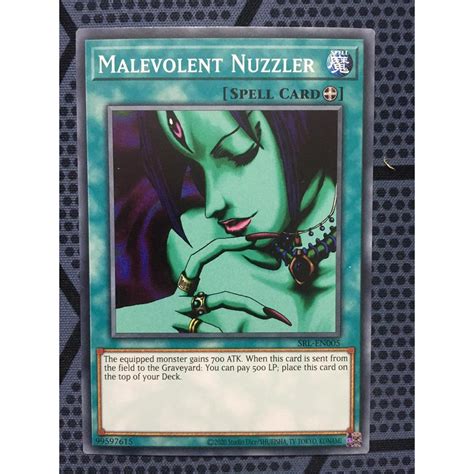 Bài yugioh thời đầu duel monster Malevolent Nuzzler SRL EN005