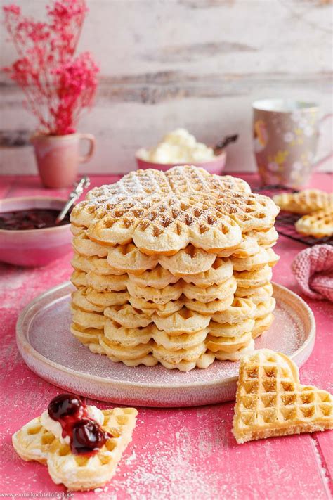 Waffelteig Omas Waffeln Rezept Emmikochteinfach