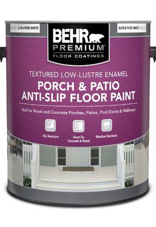 Premium Textured Low Lustre Enamel Anti Slip Porch Patio Floor Paint