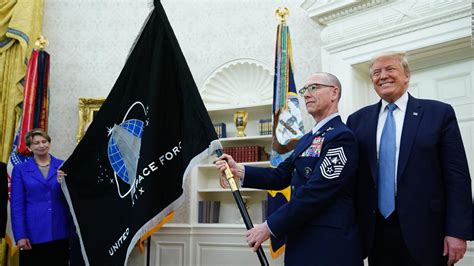 Space Force Flag Unveiled At The White House Cnnpolitics