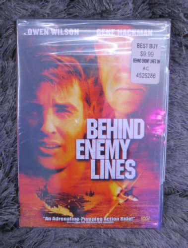 Behind Enemy Lines DVD 2001 Widescreen Owen Wilson Gene Hackman Action