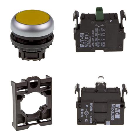 Set Leuchtdrucktaster Eaton M Dl Y A Led W K Automation