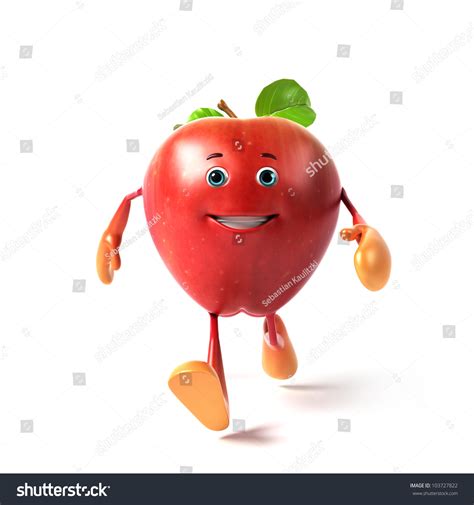 3d Rendered Illustration Of A Red Apple 103727822 Shutterstock