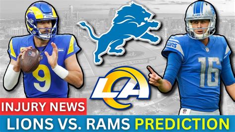 Lions vs. Rams Preview: Prediction, Keys To The Game, Jahamyr Gibbs ...