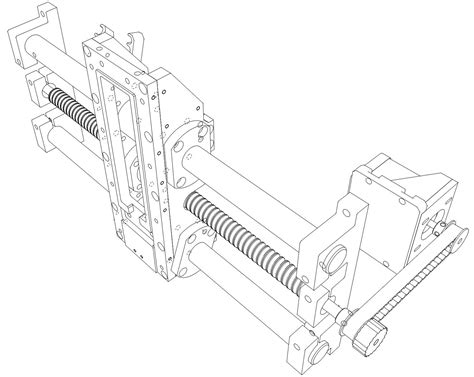 数控机床雕刻机 Solidworks 2014 模型图纸下载 懒石网