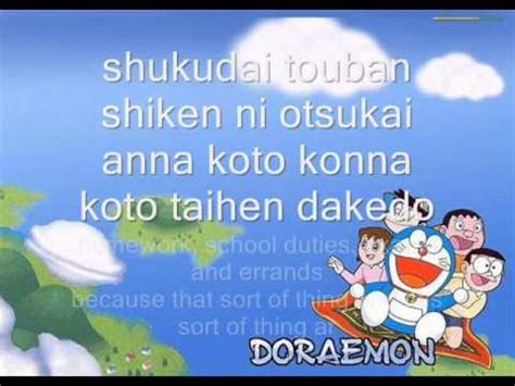 Doraemon Theme Song (LYRICS) - YouTube