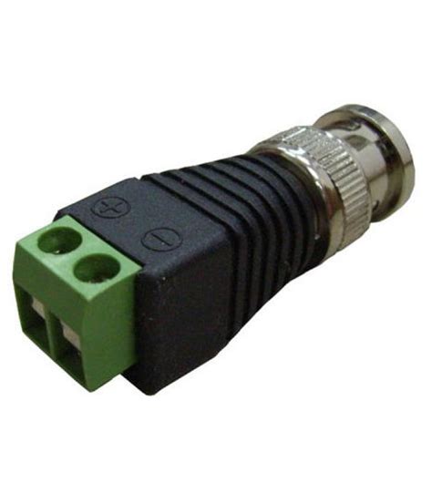 Cat5e Cat6 To Bnc Coaxial Connector For Cctv Cameras