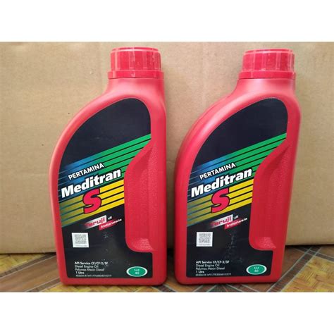 Jual Oli Mesin Meditran S 1Liter Sae 40 Pertamina 4T Shopee Indonesia