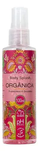 Body Splash Corporal Framboesa E Orquídea 100ml Orgânica MercadoLivre