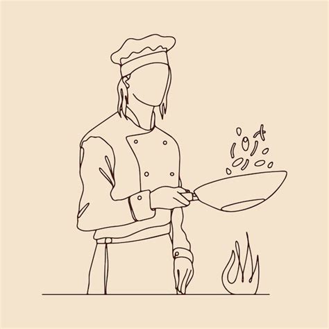 Outline Chef Vectors And Illustrations For Free Download