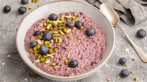 Porridge Mit Blaubeeren