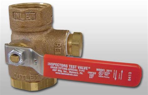 Agf M3011bv Inspectors Test Inspector Test Ball Valve