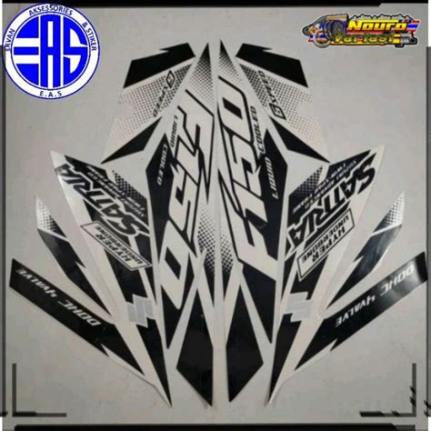 Striping Stiker Motor Suzuki Satria Fu F Led Injeksi