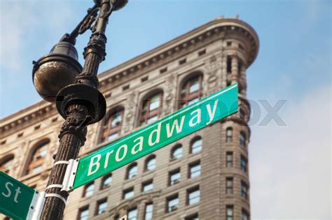 Broadway sign in New York City, USA | Stock image | Colourbox