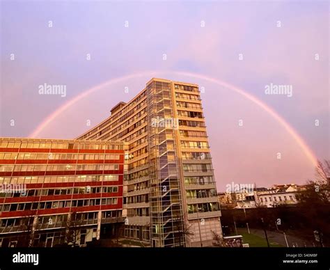 Fill Rainbow Over Berlin Germany Stock Photo Alamy