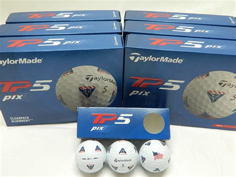 New Taylormade Tp5 Usa Pix Golf Balls 6 Dozen 72 Golf Balls Taylormade