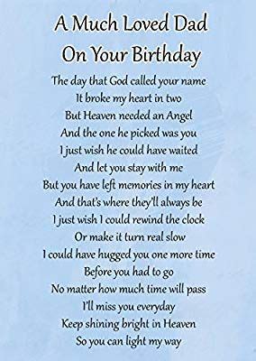 Birthday Poems For Dad In Heaven Michel Nye